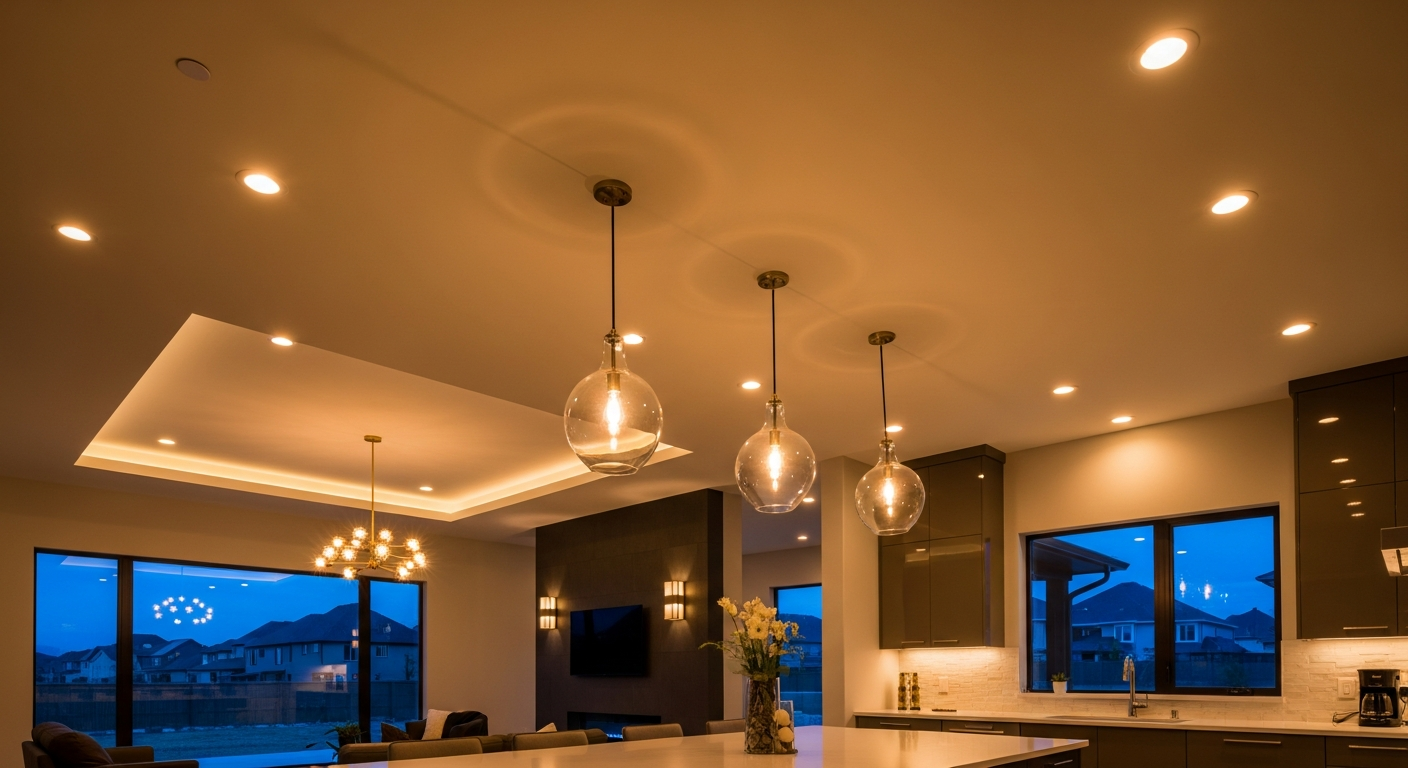 Modern Home Lighting Installation